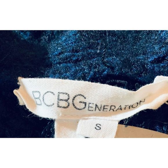 BCBGeneration Womens Zip Up Sleeveless Knit Duster Cardigan‎ Navy Black Size S - Picture 5 of 6